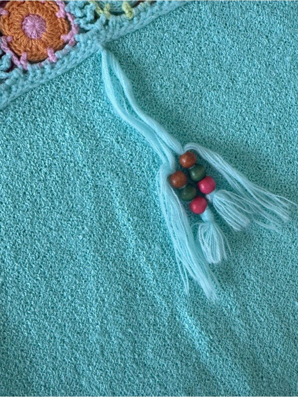 Deux par Deux Multicolor Crochet Knit Dress Size 3 - Picture 5 of 10